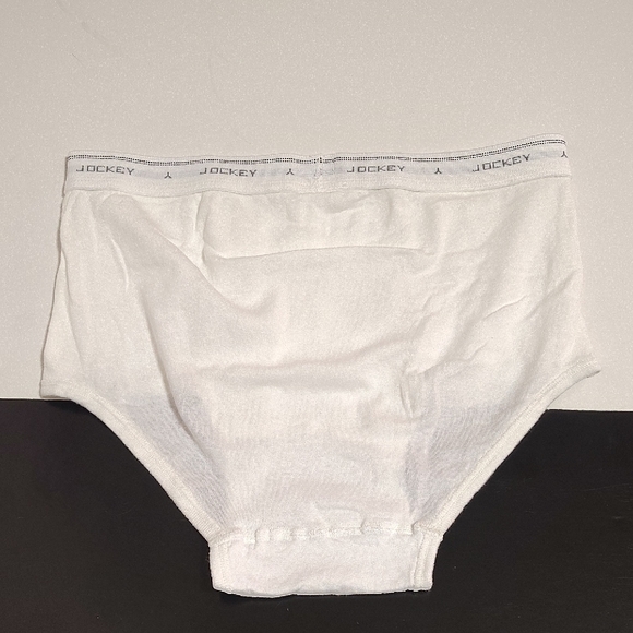 1 Pair Jockey Men's Classic White Briefs Sz 36 - Picture 2 of 4